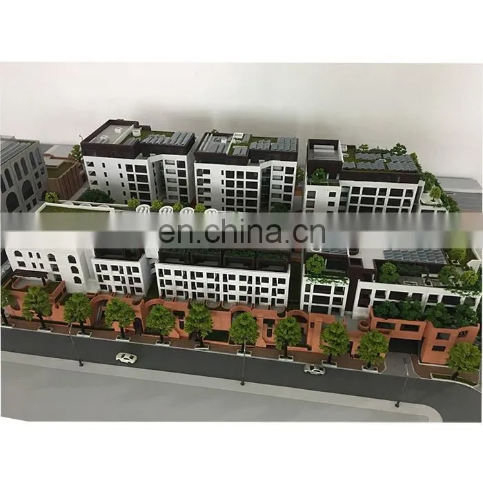 Physical 1/750 scale mass block model for future development
