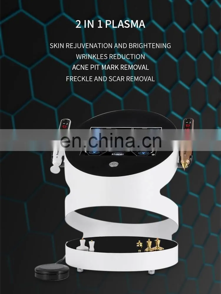2 in 1 Ozone Plasma Pen Spot Removal Anti-Acne Beauty Instrument Scar Wrinkle Removal Face Lift Anti-aging Laser Beauty Machine