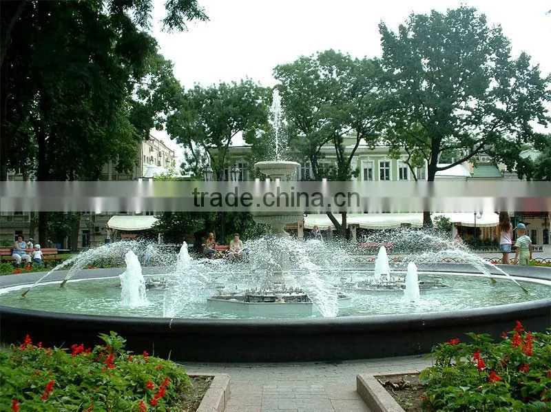 Dancing Fountain Built in Garden