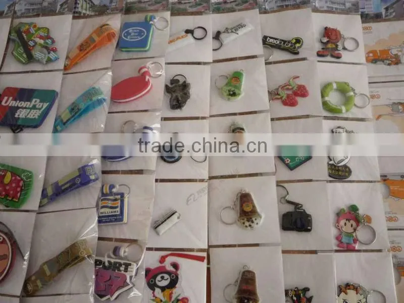 kids giveaway gifts, custom design PVC keychain cartoon