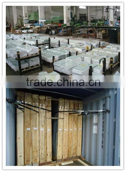CE approved Tempered Glass/Smart glass with LED light for Restaurant wall