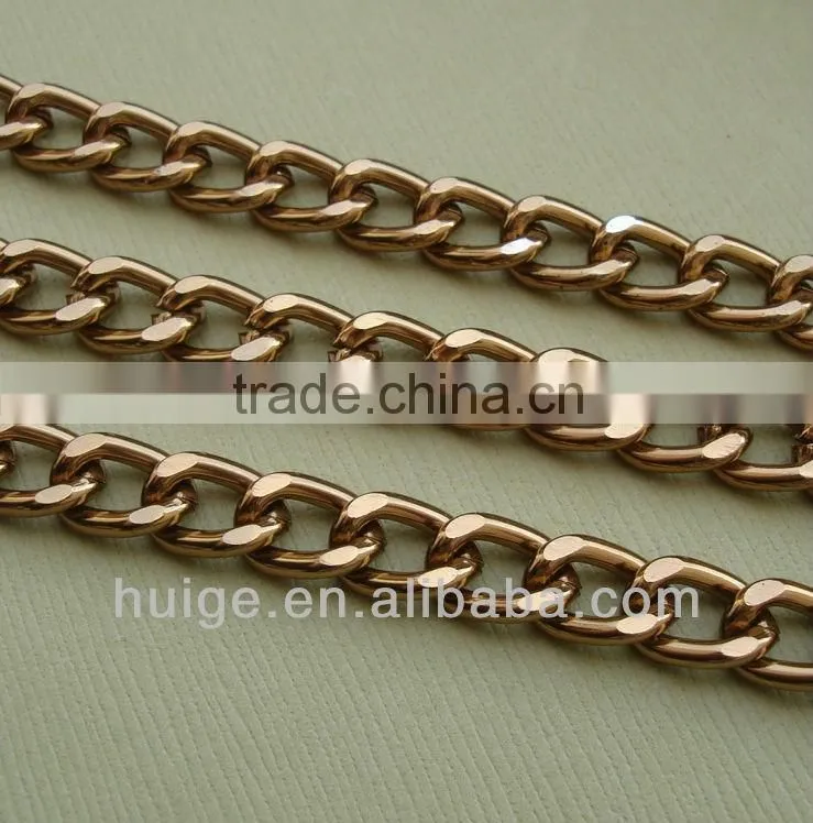 Delicate Double Chain Ring with Precious Gemstone