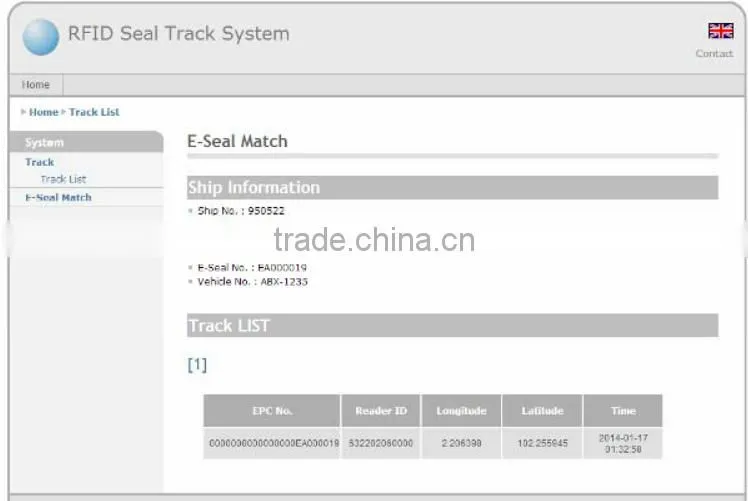 uhf rfid container lock for container management with rfid handheld reader
