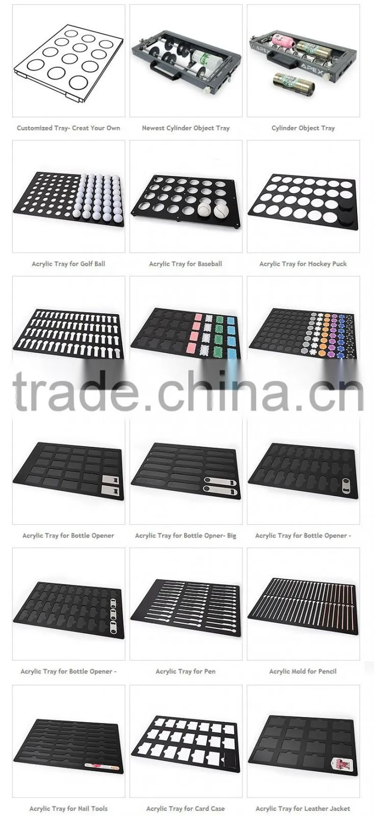 Acrylic Cylinder Object Tray For UV Printer 2
