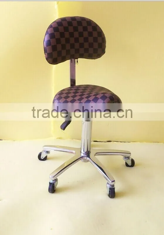saddle bar stool chair with wheels salon pedicure stool barber chair