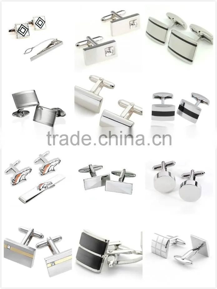 manufacturer supply high end 18k gold triangle cufflinks for men high quality stainless steel cufflinks