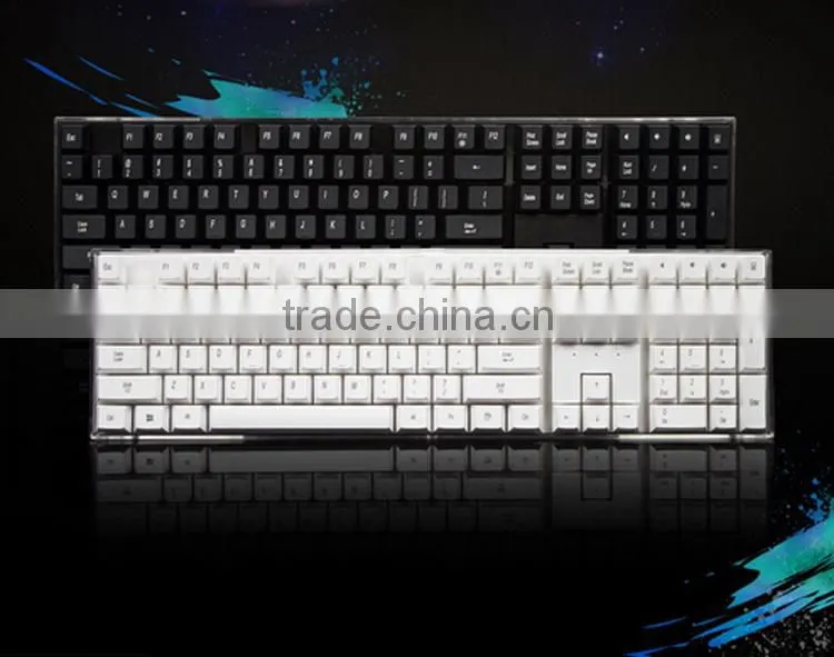 Manufacture Wired USB Mechanical Backlit Colorful USB Keyboard