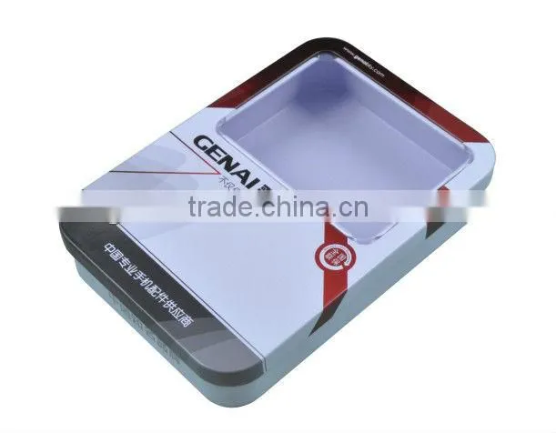 tin packing box for battery or bluetooth earphone