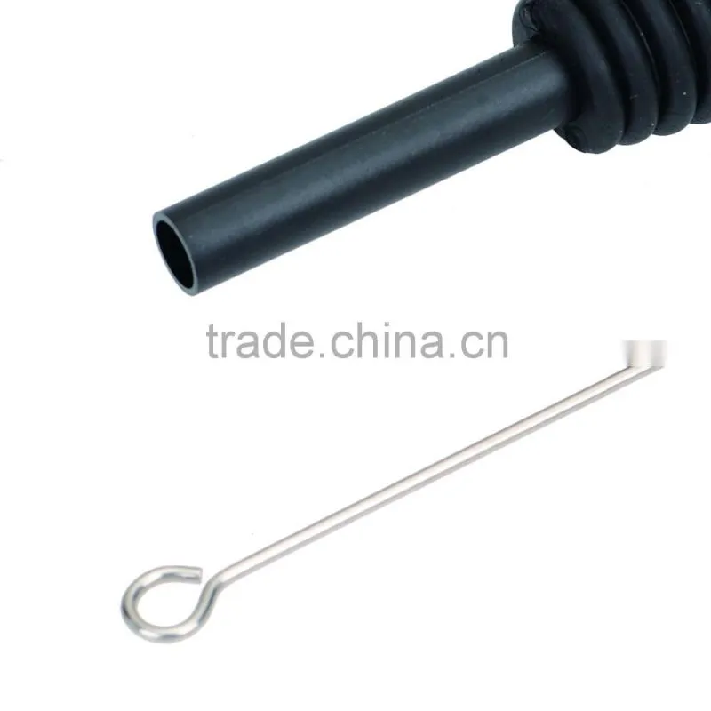 Professional tattoo kits Integrated Package Disposable Needle + Black Grip Tube 9M1 + 9FT - Silver + Black (5PCS)