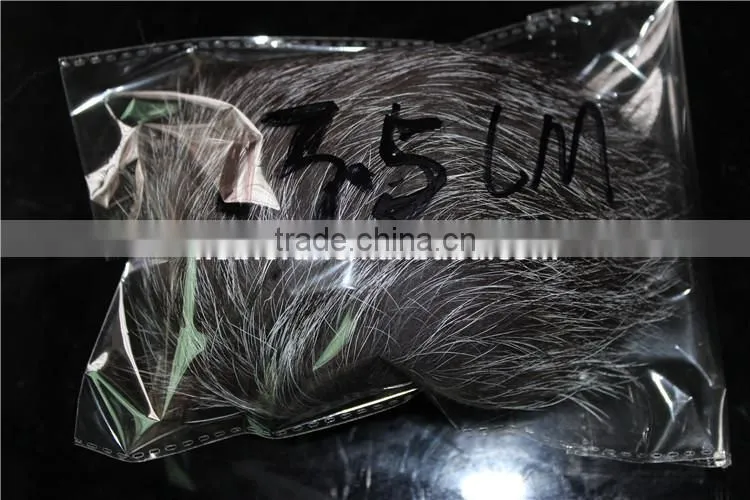 Real Silver Fox Fur Pompom For Hat Bag Decoration Women Fashion Trendy Accessories