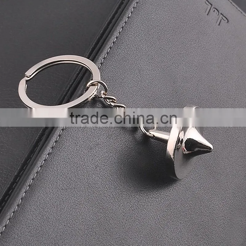 Factory direct high-grade metal key Inception props fantasy gyro Keychain