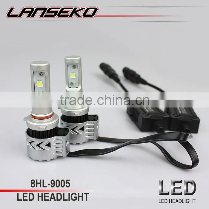 Auto parts led car headlight 9004 9005 9006 9007 high lumen 6000LM car light bulb