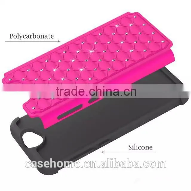 High quality shockproof silicon+tpu mobile phone back cover case for HTC Desire 820