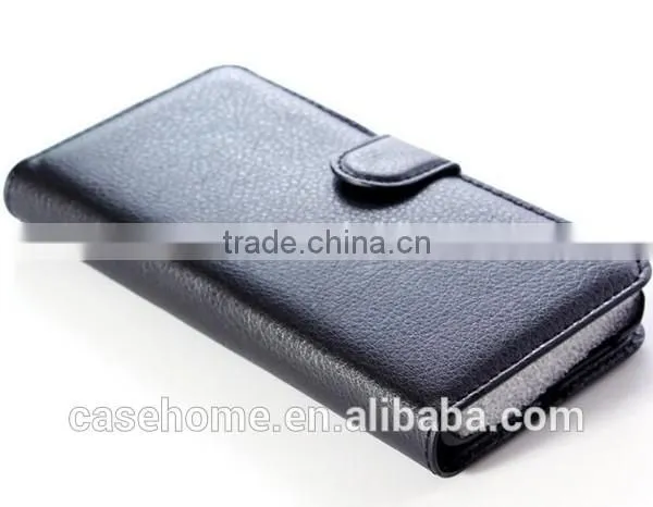Black Wallet Flip Cover for Amazon Fire Phone Case