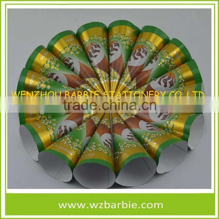 Hot Popular Cone Paper Sleeve For Ice Cream