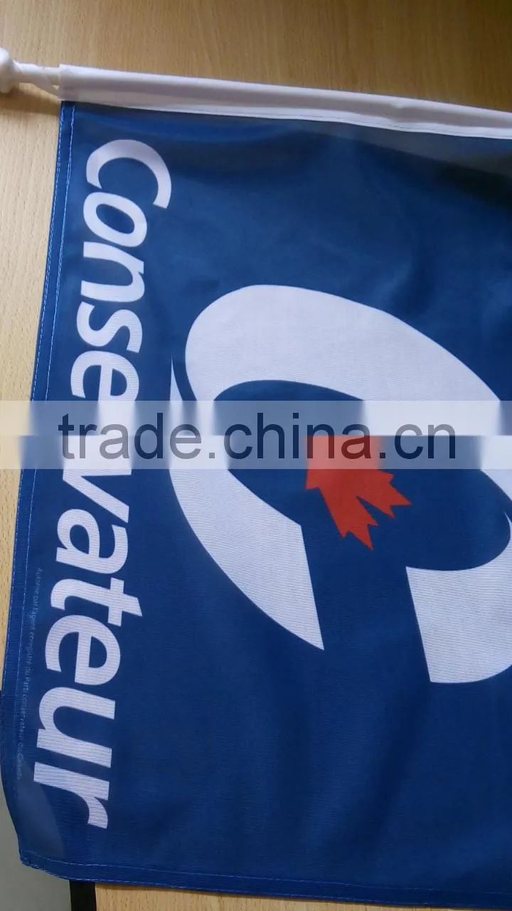Polyester flying printed car flag