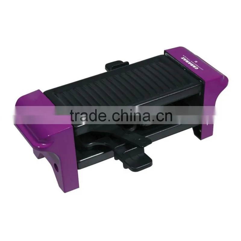 Non-stick Coating Mini Size Electric Raclette Grill Indoor Grill For 2 Persons RG-202