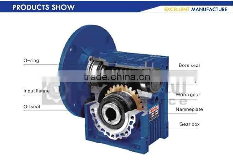 High quality, reasonable price NMRV025 gearbox/ worm gearbox/ agricultural gearbox