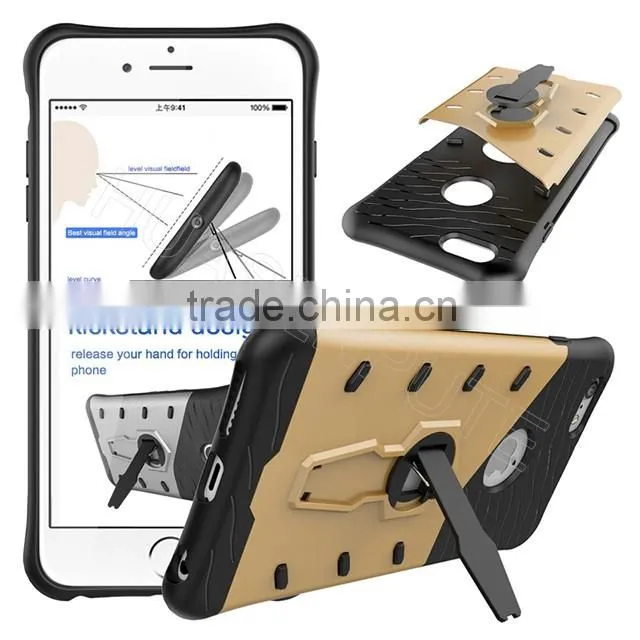 Breakingproof Sniper Mobile Case Stand Hybrid Phone Cover For Apple iPhone 6s Plus