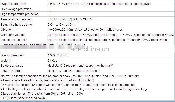 CE Approval T-30C 30W 15V 0.5A Triple output switching power supply 30w 15V 0.5A