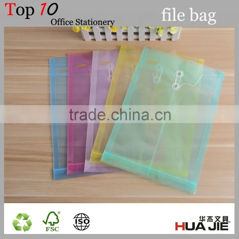 Business file collection document presentation A4 FC size PP plastic my clear bag