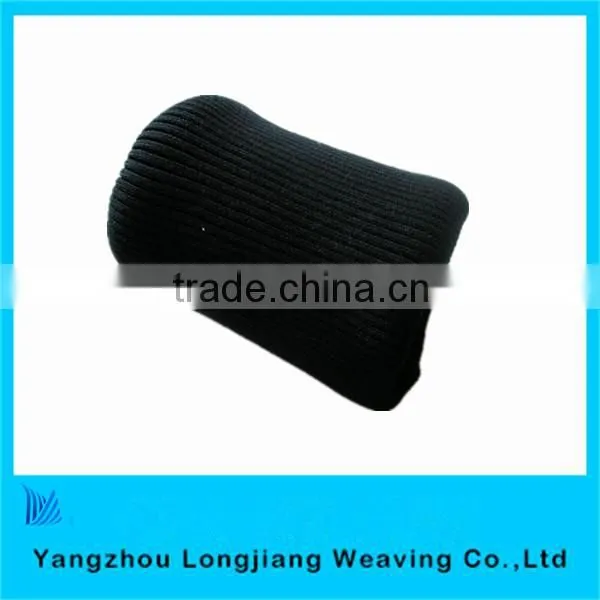 black and white color acrylic cuff rib for leather jacket