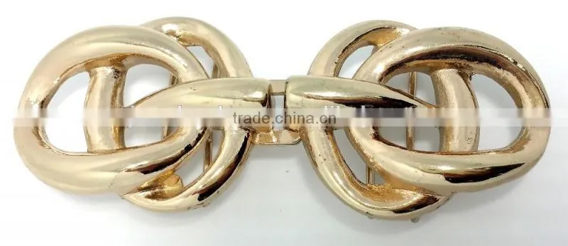 Metal colored gunmetal fashion d ring belt buckle