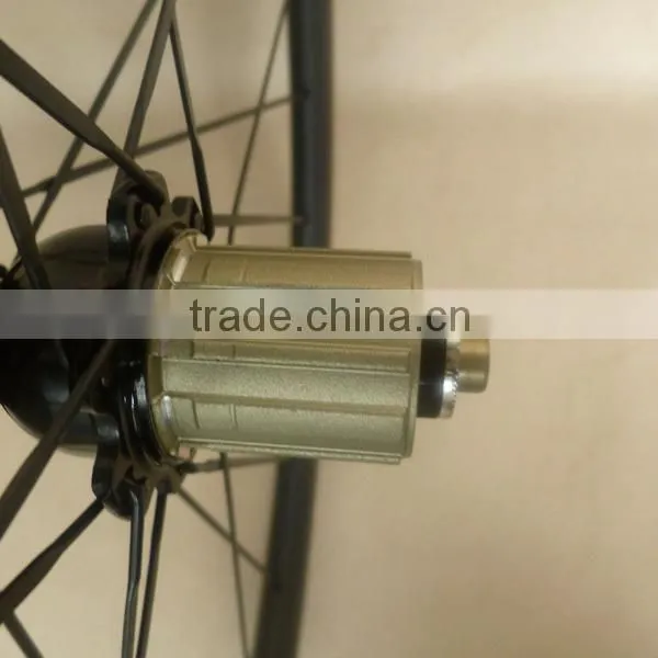 38mm carbon clincher wheels for road bike 60mm depth 25mm width fat rim compatible with shim 8/9/10/11S