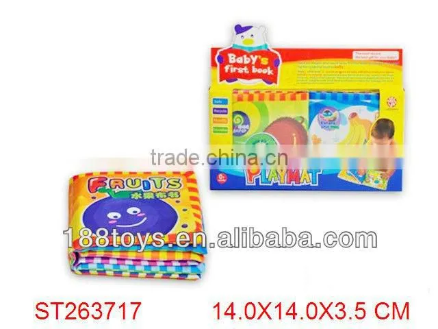 Learning & educational infant fabric soft cloth book for baby