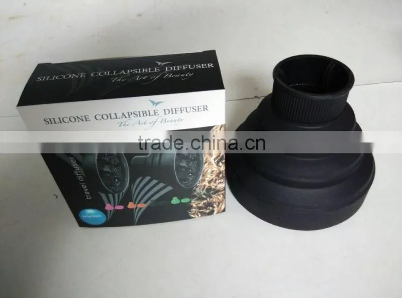 products for hair diffuser Portable Orange Silicone Finger Hair Blow Dryer Diffuser Universal