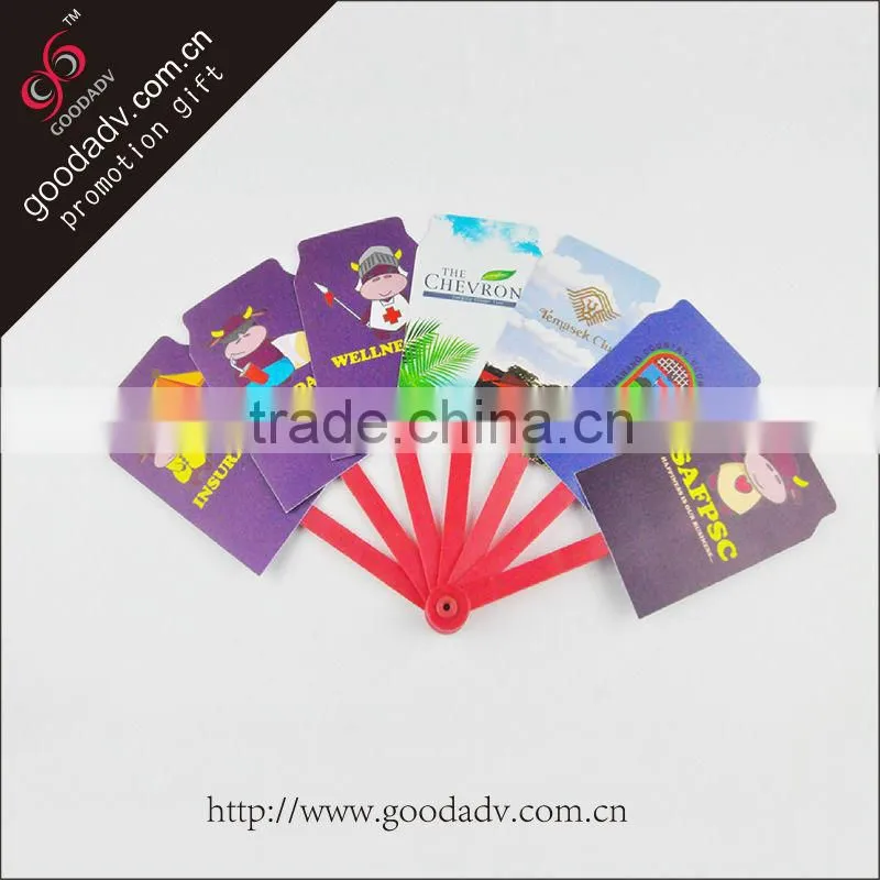 2016 Hot summer customized gifts Advertising pp hand fan