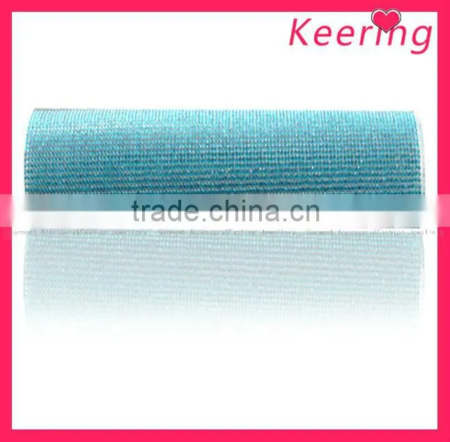 fashion square glass stone rhinestone mesh WRT-010