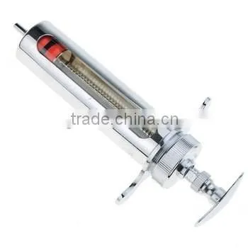 Metal Syringe Animal Medicine Automatic Injection Veterinary Injection Syringe WJ302