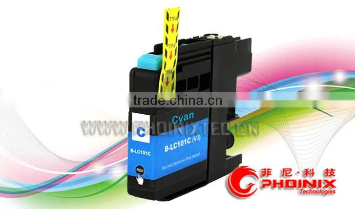 Printer Ink Cartridge for Brother LC101 , Brother MFC-J285/J450/J470/J475/J650/J870/J875/DCP-J152W/MFC-J245