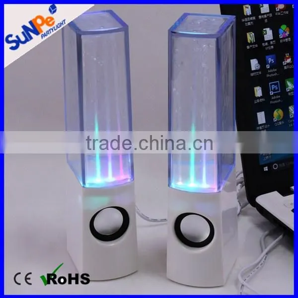 Round/Cylinder 2016 Hot Sale Product RoHs Mini Bluetooth Speaker with subwoofer and Light