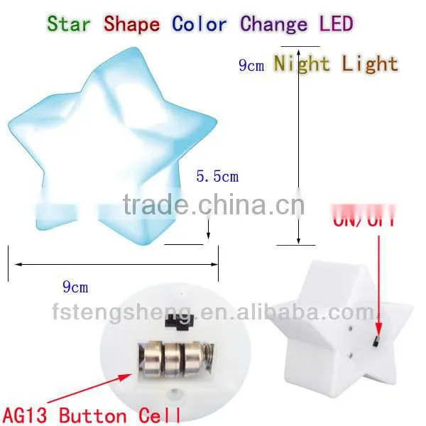 Wholesale price color Changing LED supply Star Baby Kid MoodLED Night Light
