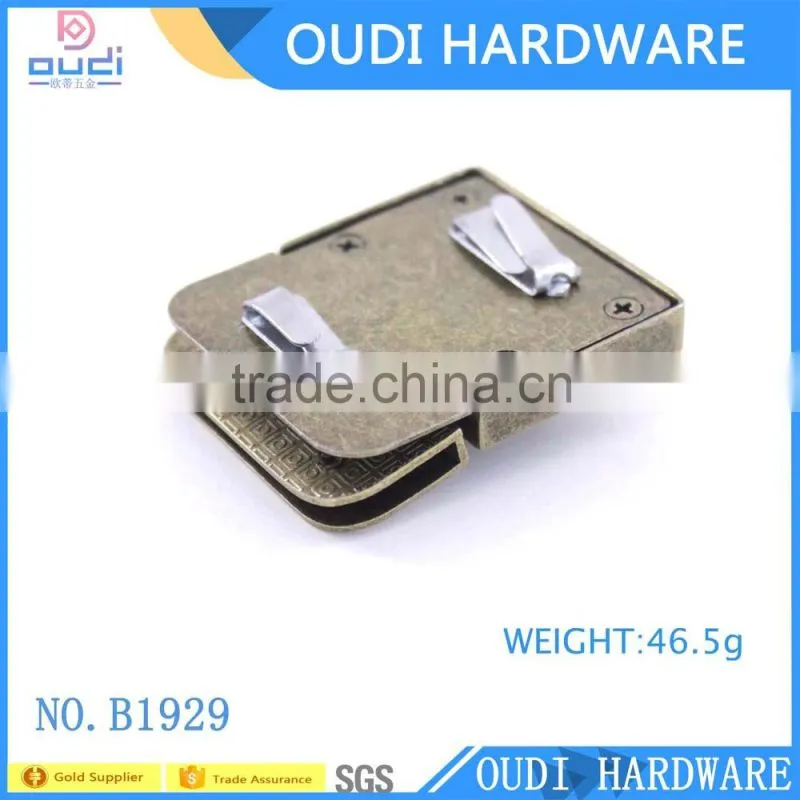2015 wholesale high quality custom promotional fashion handbag turn lock for bag accessories in Guangzhou China