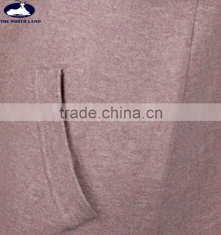Ladies' Suit Collar Two Sided Knitted Overcoat CWSW15101105L