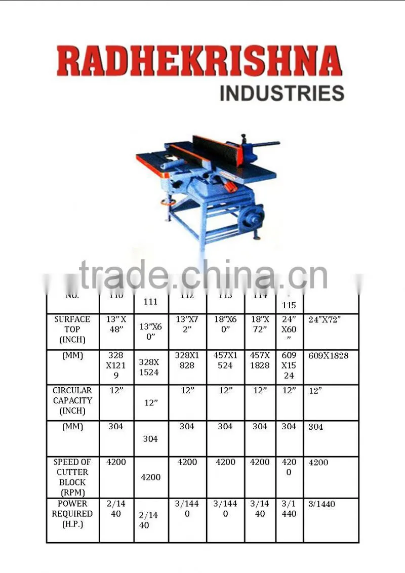 2015 Radhekrishna Wood machine, furniture machine, carpentry machines