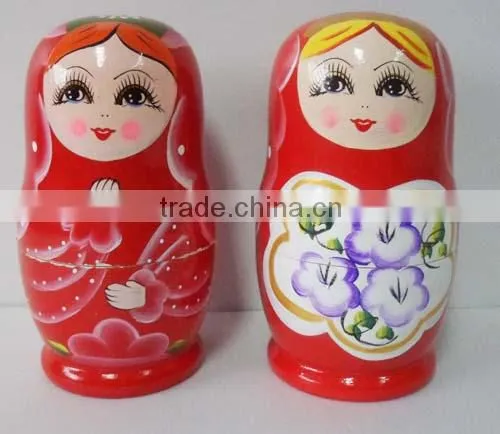 Wooden Russian Doll, Matryoshka Doll, Babushka doll