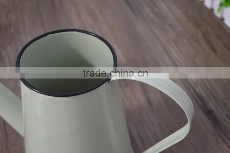 Enamel watering can with customized logo and color