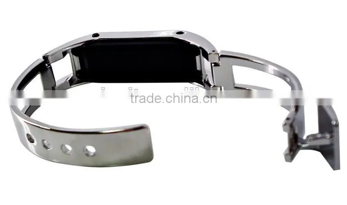 Smart metal bluetooth bracelet watch with vibrating for caller id and phone number display WT-A10