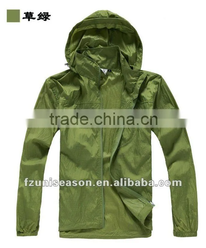 Custom Outdoor Windbreaker Jacket 2013
