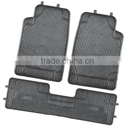 Good quality car accessories universal 3pcspvc car mat
