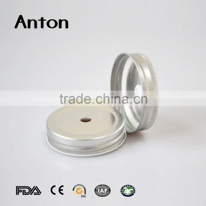 Gold glass fruit bottle tinplate metal lid with Printing