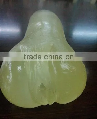 Soft light clear yellow artificial vagina women's fake clitoris G-spot sexy pussy toys for male