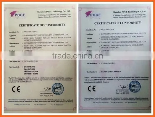 CE RoHS Certification High Power LED Module