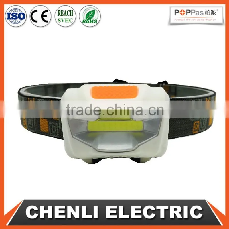 Poppas T12 3w COB led headlamp outdoor waterproof running camping walking reading headlamp