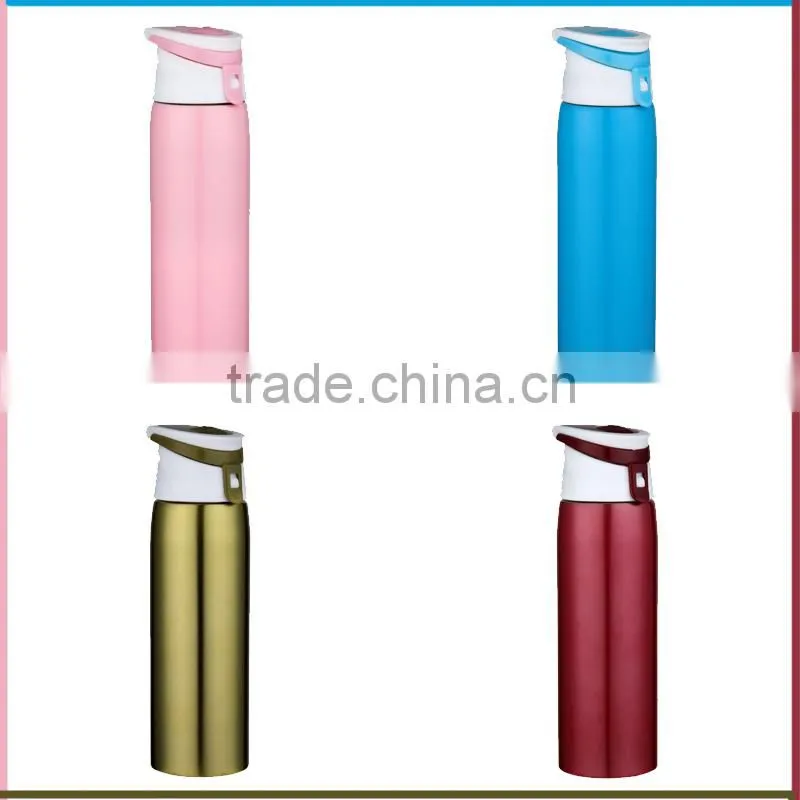 cute cartoon doubble wall stainless steel vacuum travel sport cup