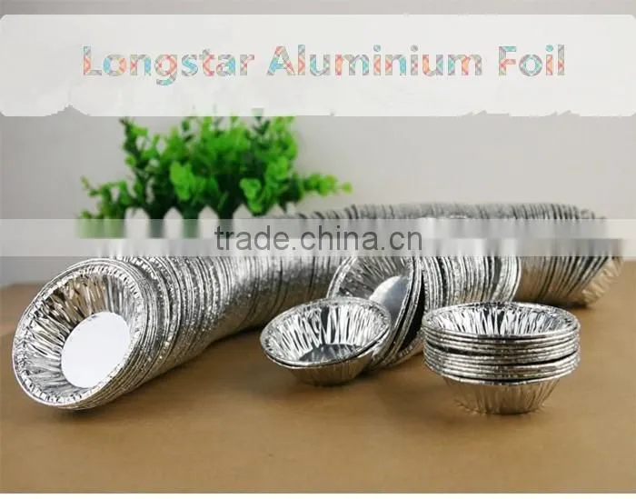 disposable aluminium foil food containers Egg tarts cup cake moulds